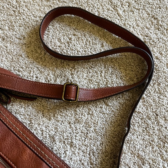 BOC Crossbody Purse Shoulder Bag Brown Vegan Leather Born Concept B.O.C. *FLAW - Picture 11 of 14